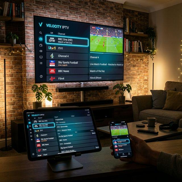 UK Sports streaming on 4K TV with StreamVerse IPTV