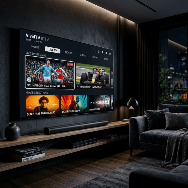Best IPTV for LG Smart TV channel list on screen