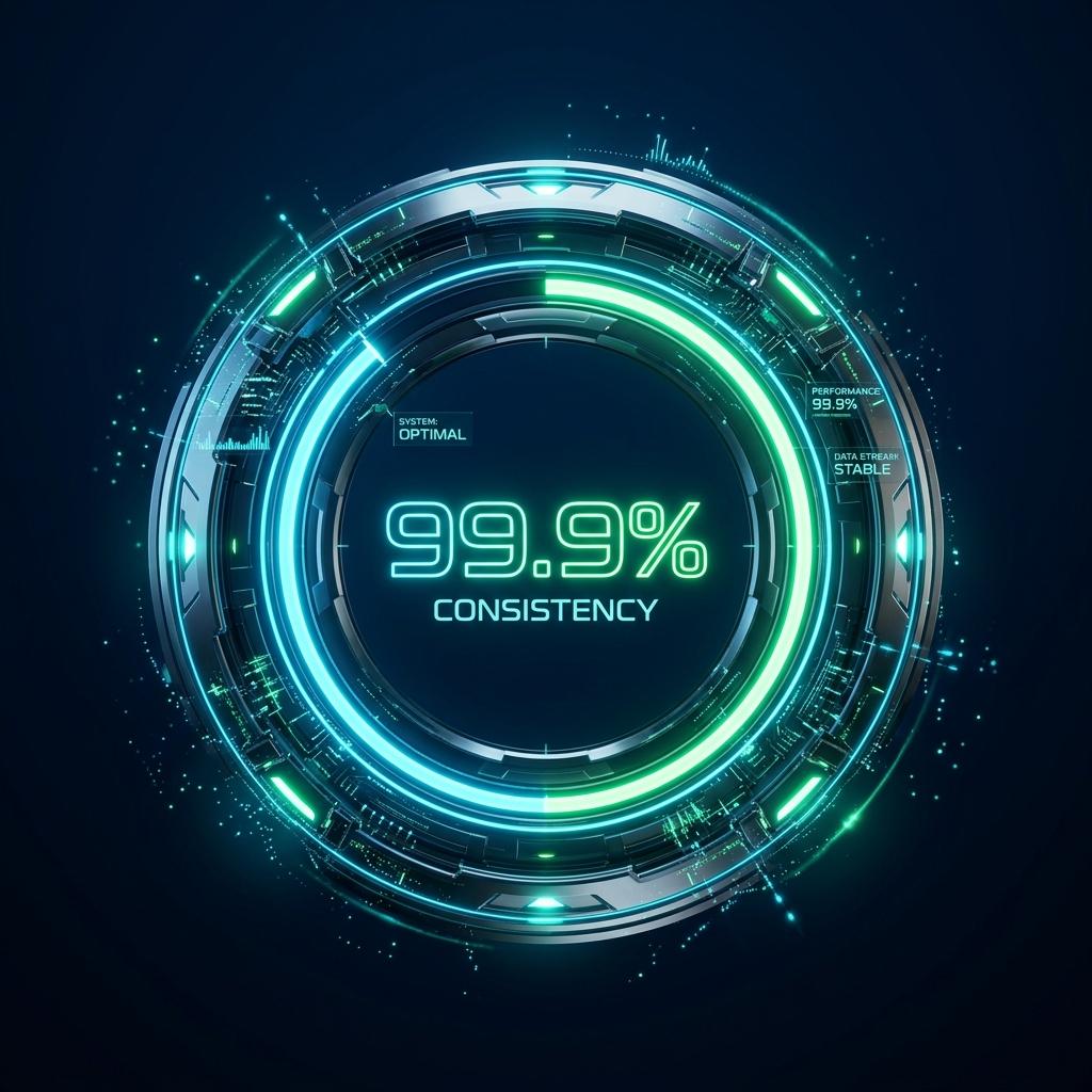 IPTV Server Stability and 99.9% Uptime Hologram