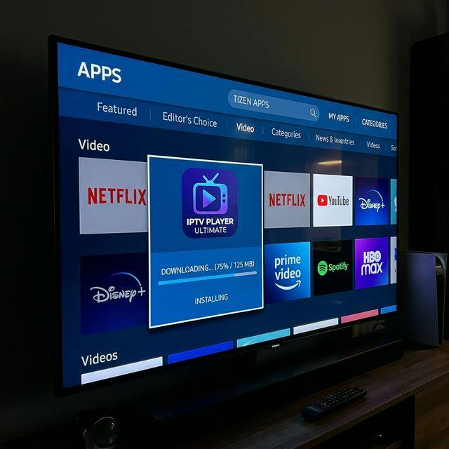 Samsung Sports streaming on 4K TV with StreamVerse IPTV